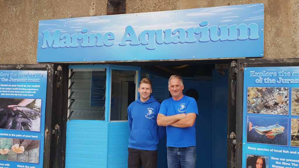 Things-to-do-in-lyme-regis: Owners of Marine Aquarium Things-to-do-in-lyme-regis: Owners of Marine Aquarium
