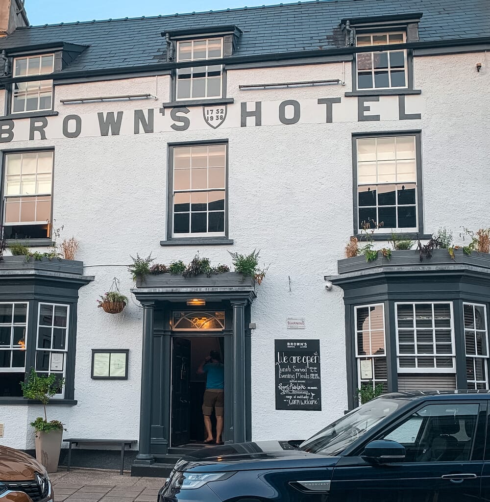 Brown's Hotel in laugharne - south west wales Brown's Hotel in laugharne - south west wales