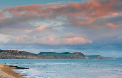 Jurassic coast view