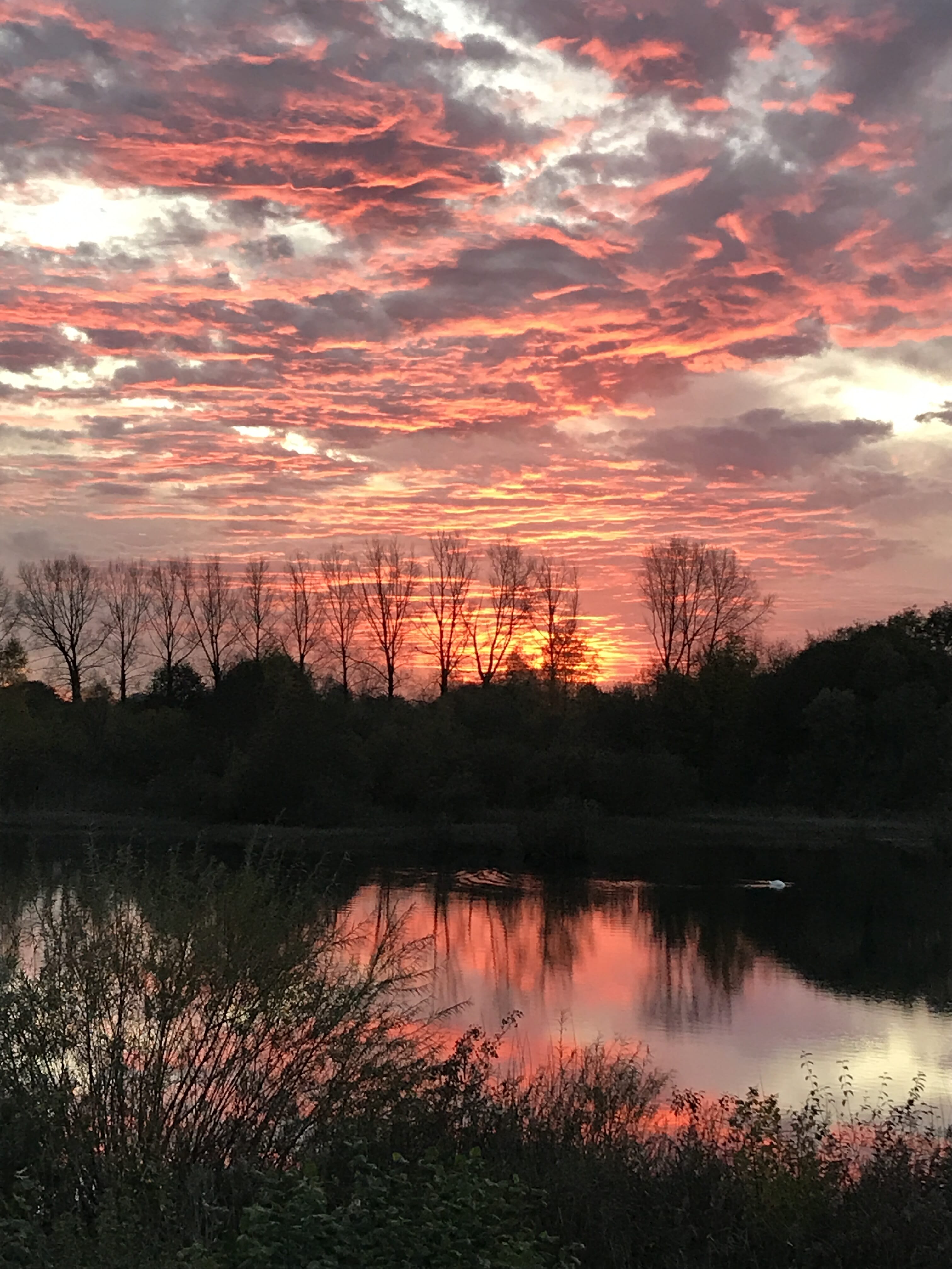 Sunset at Endles Sky Lower Mill Estates