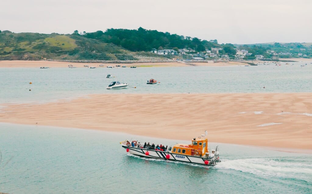 Padstow to Rock Ferry crossing on a girls weekend away Padstow to Rock Ferry crossing on a girls weekend away