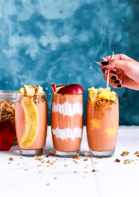 fancy milkshakes and straw
