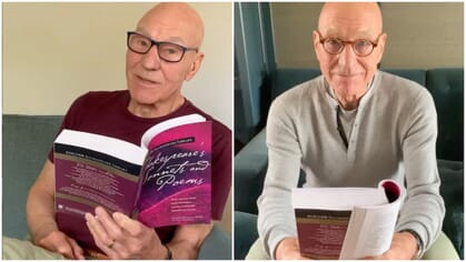 Patrick Stewart Sonnet A day Reading
