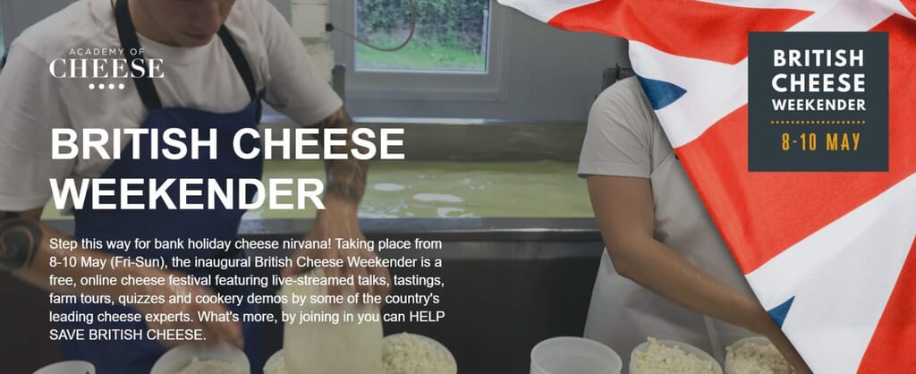 British Cheese Weekender Website