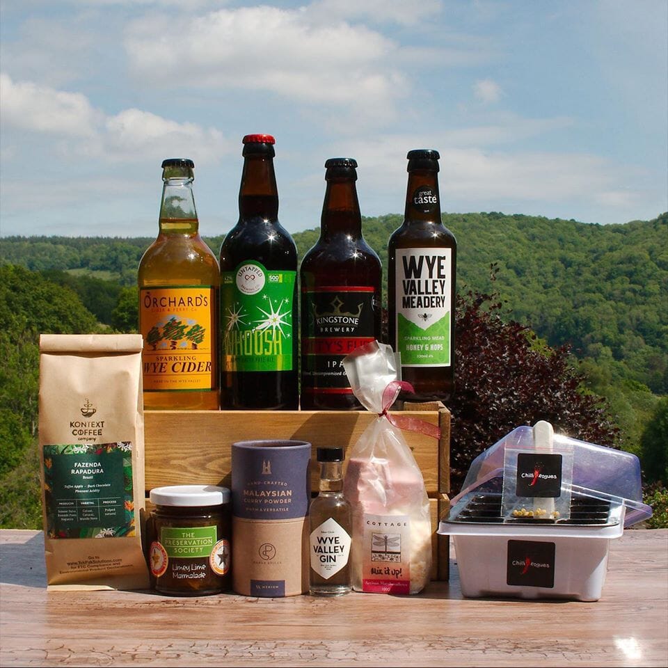 Wye valley producers postage box
