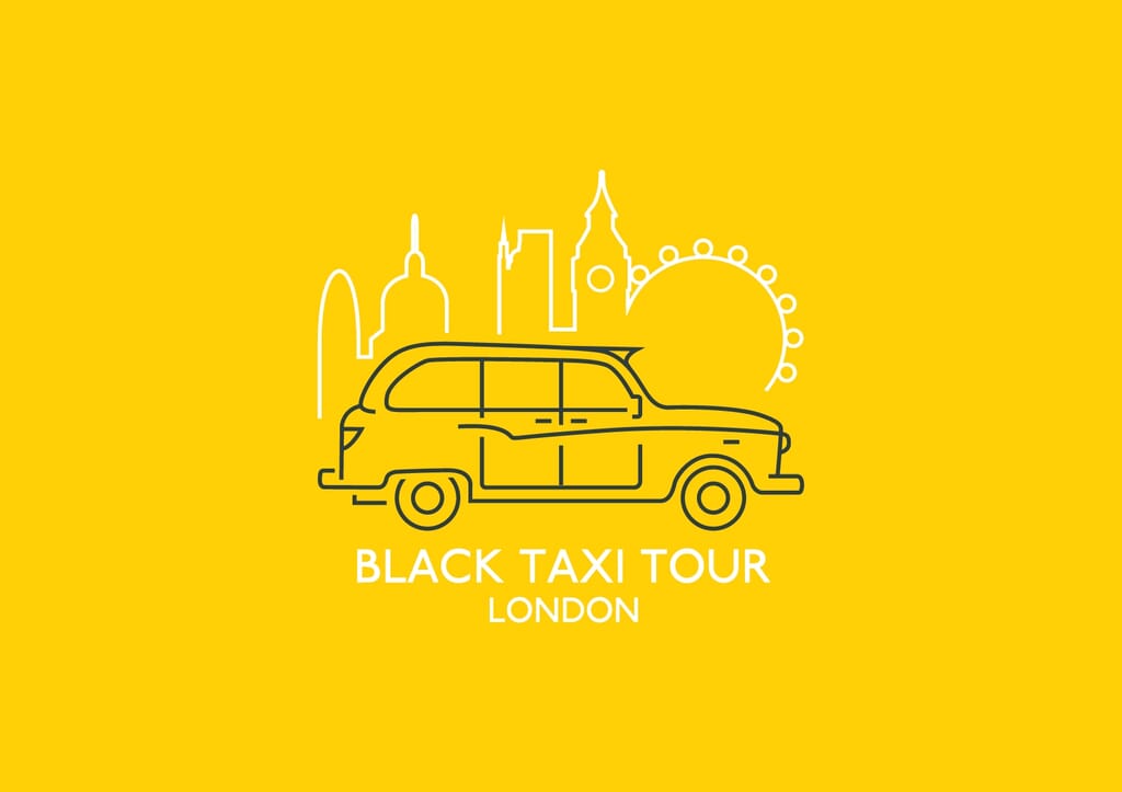 Black taxi tour London logo