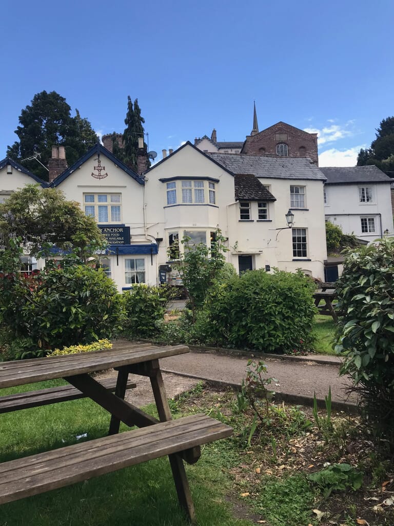 Hope and anchor pub in Ross on Wye Hope and anchor pub in Ross on Wye