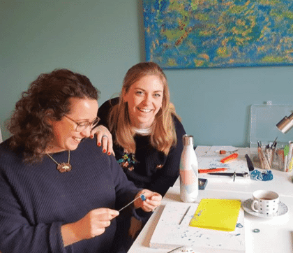 sofi and amia jewellery workshop - happy clients