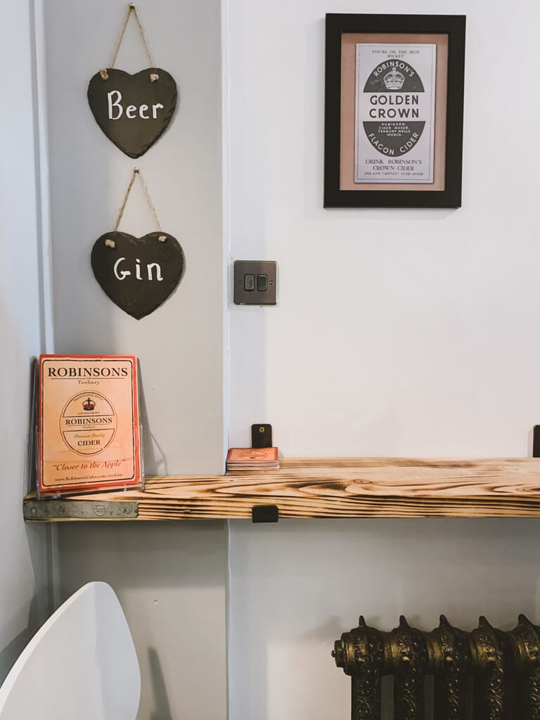 beer and gin house in brecon - inside