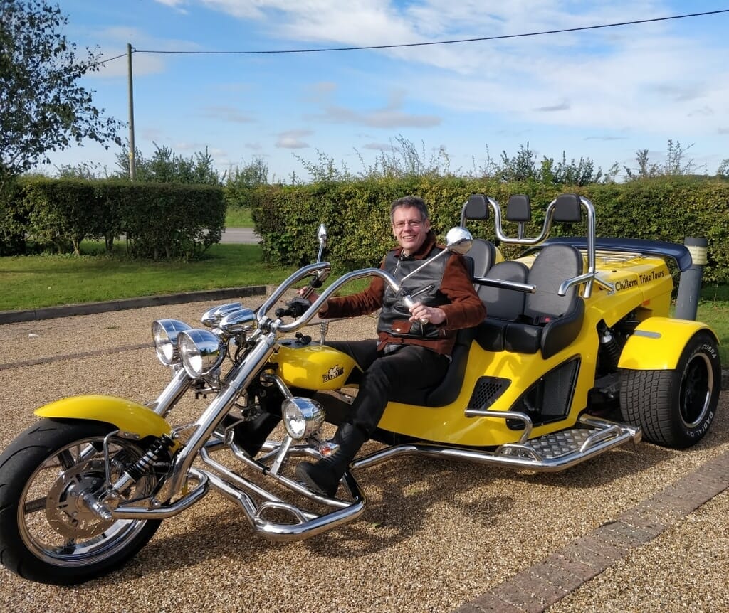 Chiltern Trike Tours Driver-Owner, Ash Chiltern Trike Tours Driver-Owner, Ash