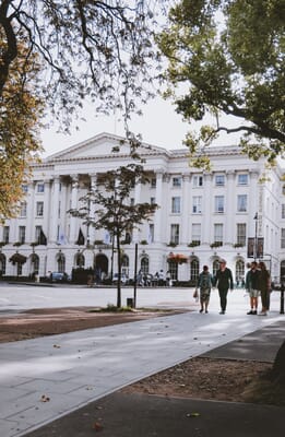 Queens Hotel in Cheltenham Autumn