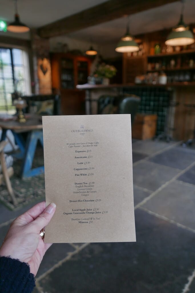 menu at outbuildings in bridport menu at outbuildings in bridport