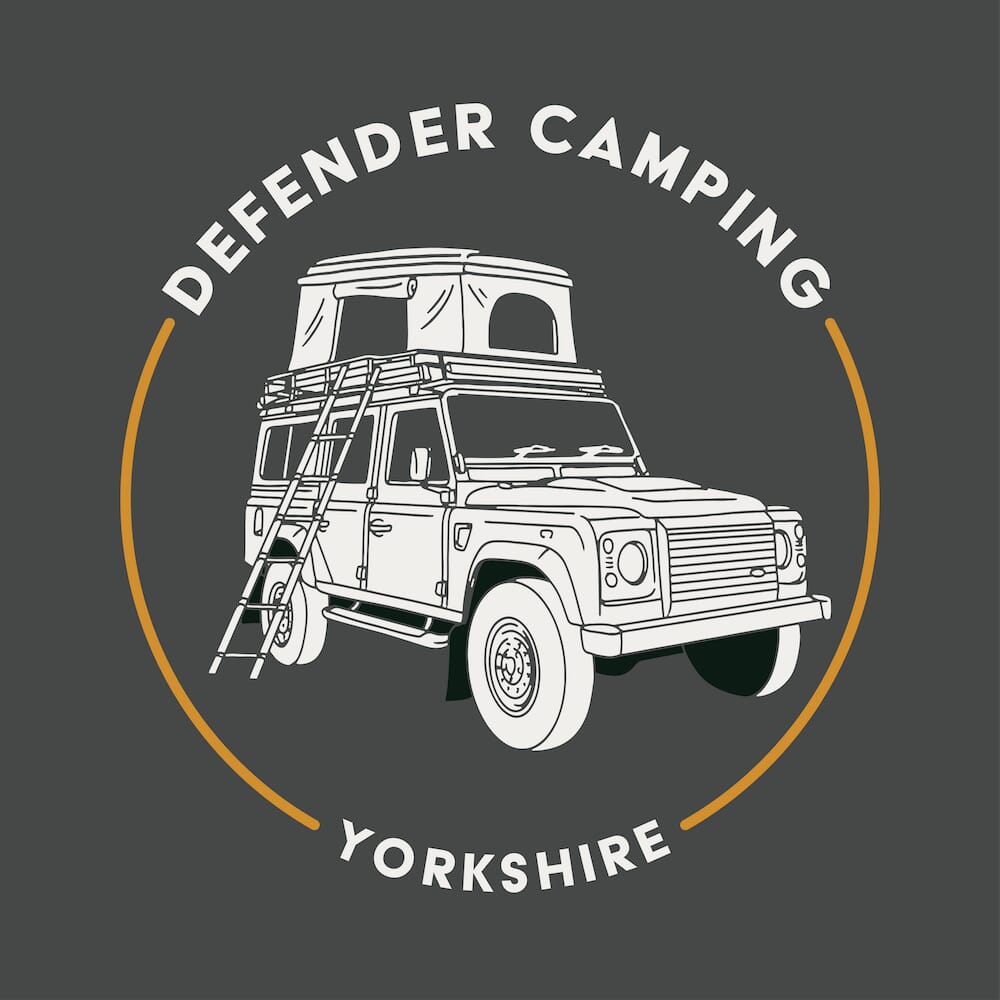 Defender camping yorkshire - logo