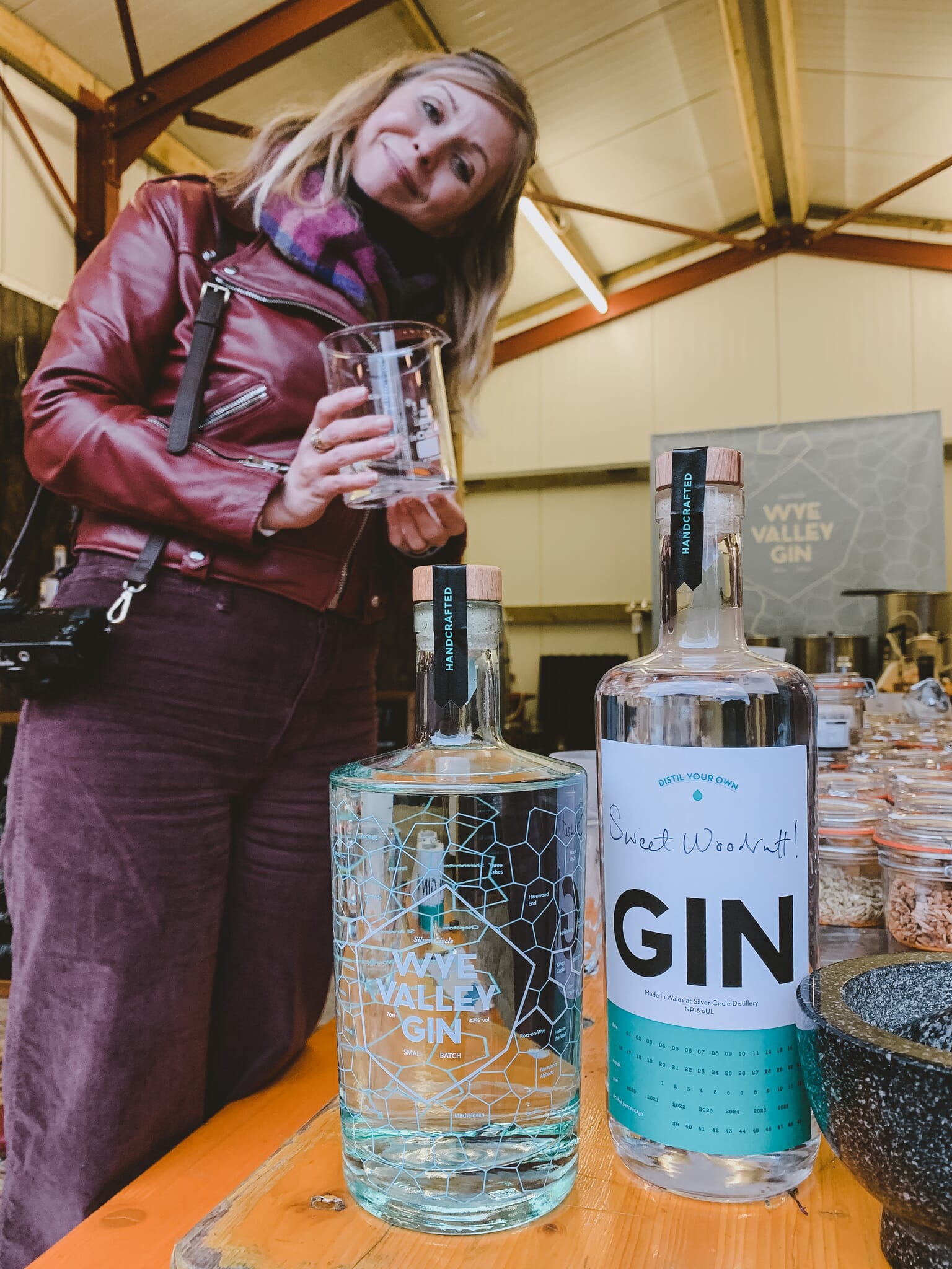 Silver Circle Distillery in the Wye Valley - gin after mixing class