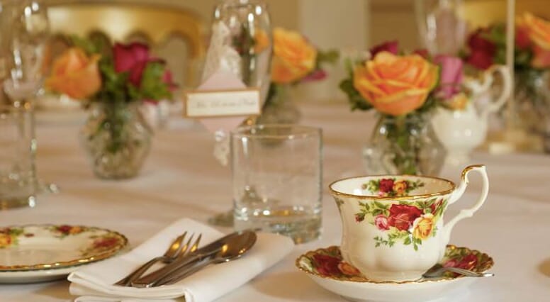 abergavenny-hotel high tea cups