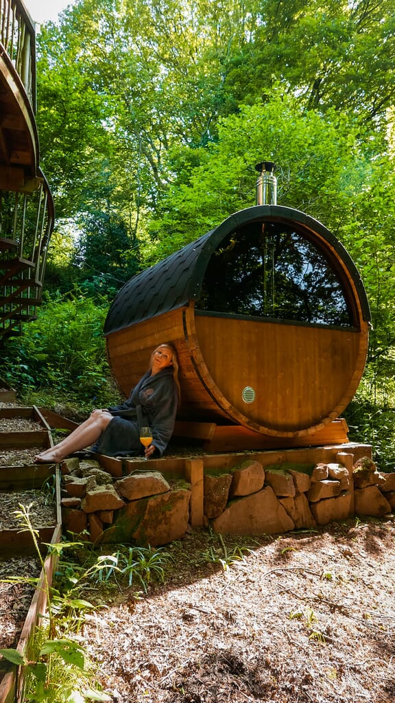 the hudnalls hideout treehouse sauna the hudnalls hideout treehouse sauna