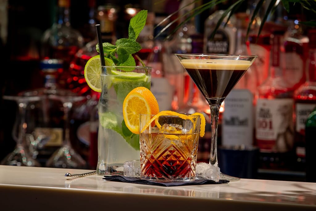 Cocktails at the Eastbury Hotel Sherborne