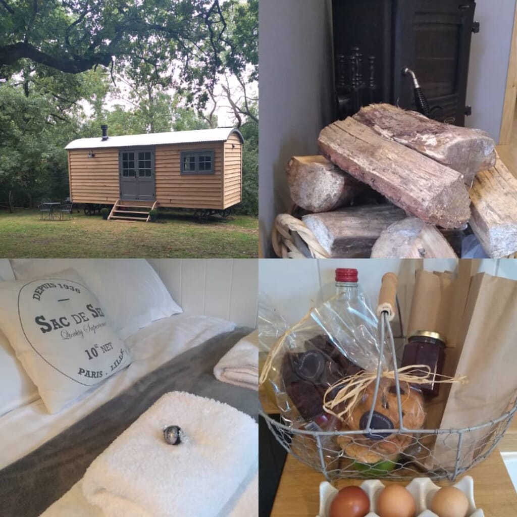 bakehouse west sussex - glamping and baking experiences - shepherd's hut