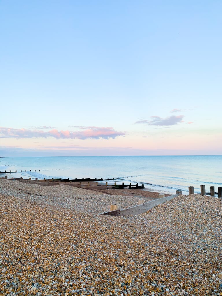 beachcroft-beach-huts: felpham beach at sunset beachcroft-beach-huts: felpham beach at sunset