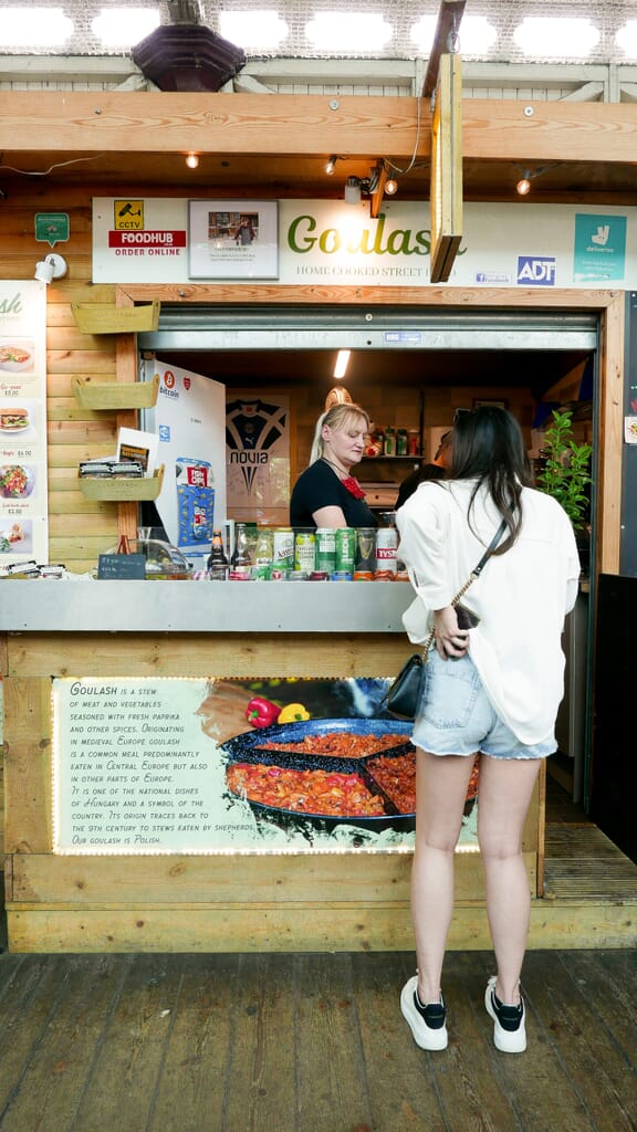 FOOD-TOUR-BATH goulash stall