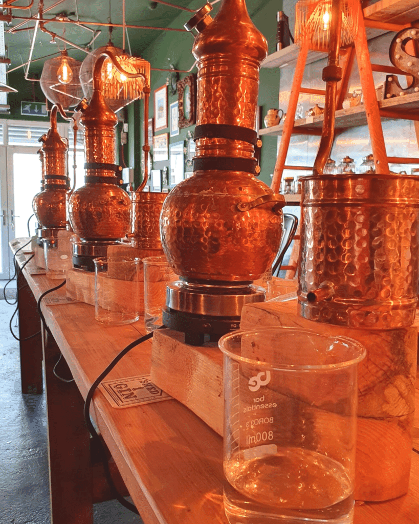 Shed 1 gin stills in distillery