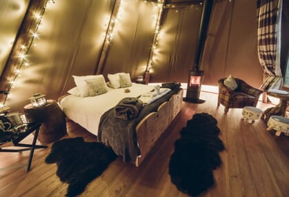 Peak District yurts