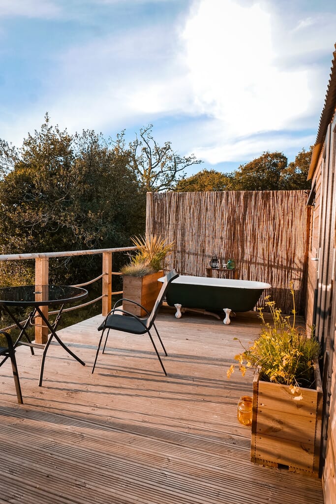 royal oak stargazing cabins devon decking royal oak stargazing cabins devon decking