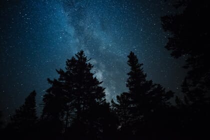 starry sky at night