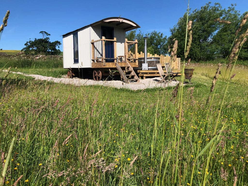 shepherds hut Lake District glamping shepherds hut Lake District glamping
