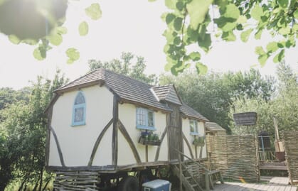 East Sussex Glamping Cottage Sleeping - Outside View