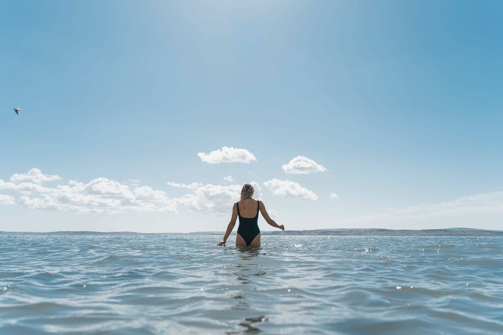 The Wild Times yoga and sup retreats - swimming in sea