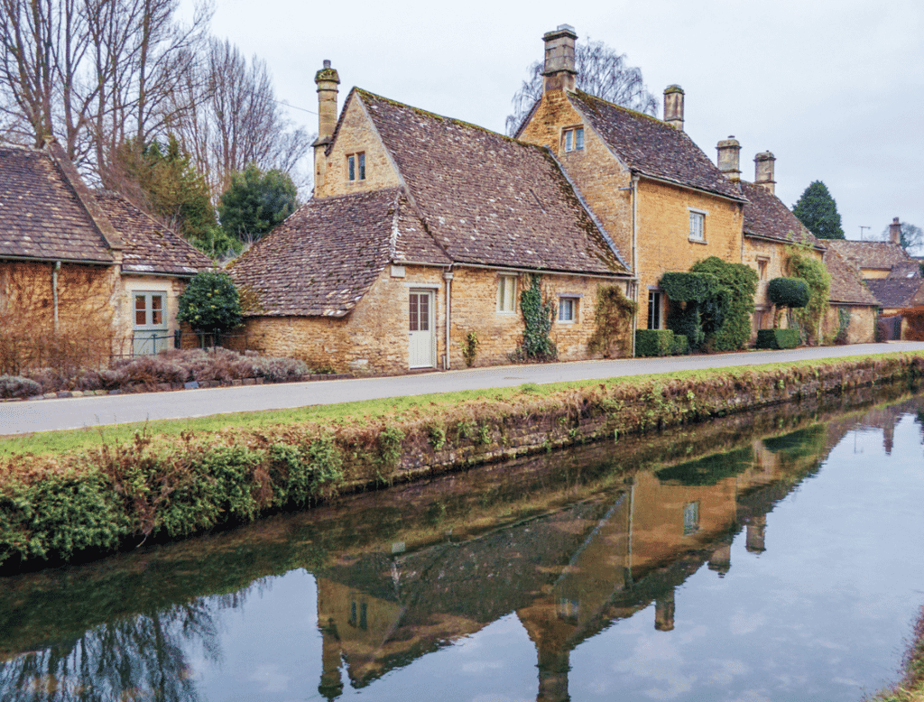 Upper slaughter village in the Cotsolds Upper slaughter village in the Cotsolds