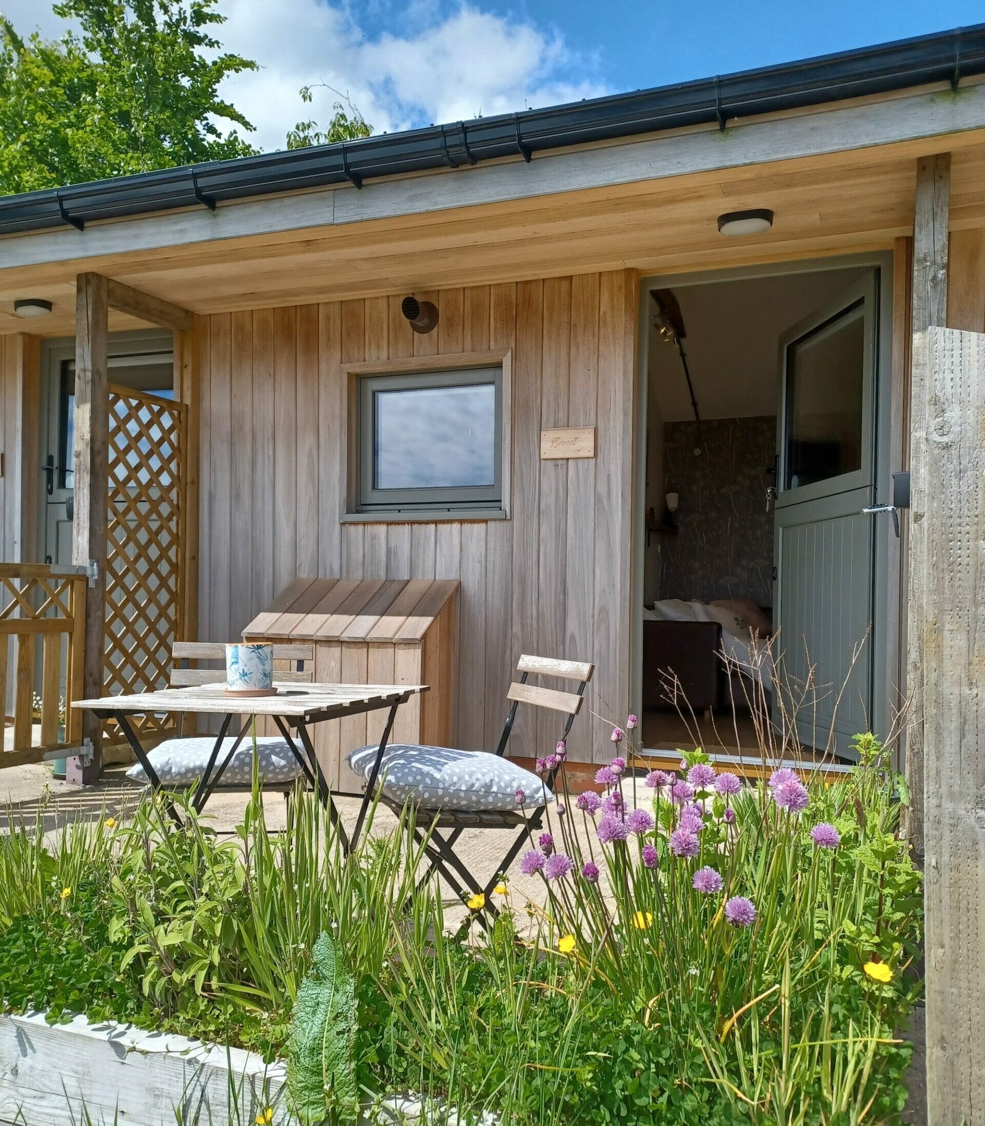 glamping in hebden bridge - stable cabins, outside