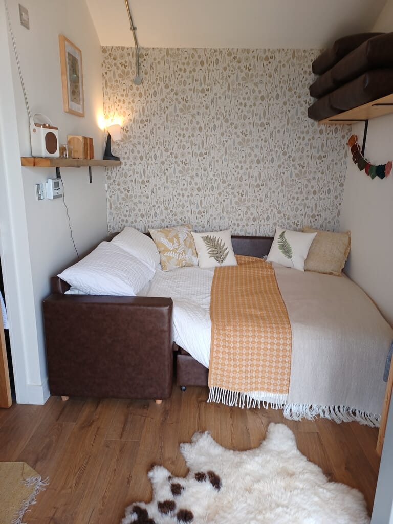 glamping in hebden bridge - stable cabins, inside