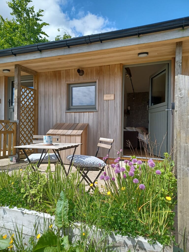 glamping in hebden bridge - stable cabins, outside