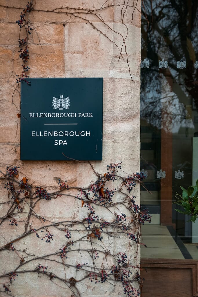 Ellenborough Hotel spa sign - weekend in Cheltenham Ellenborough Hotel spa sign - weekend in Cheltenham