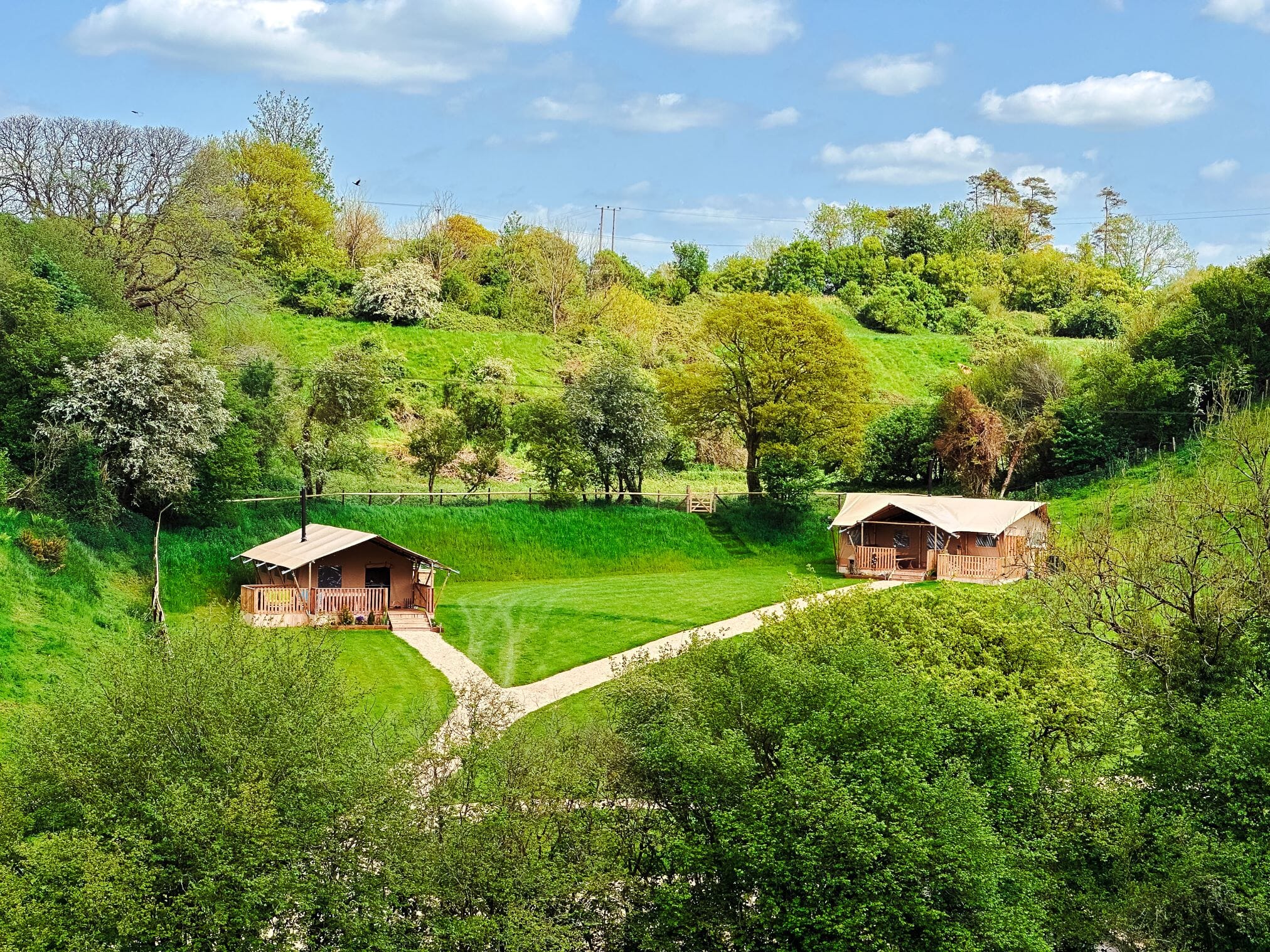 hadspen glamping somerset safari tent