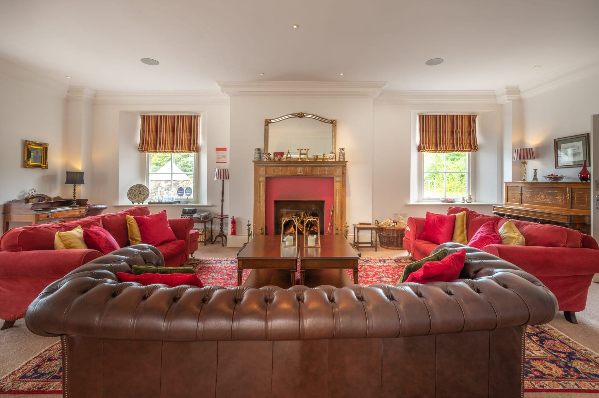 hen party house scotland for 20 - alexander house drawing room