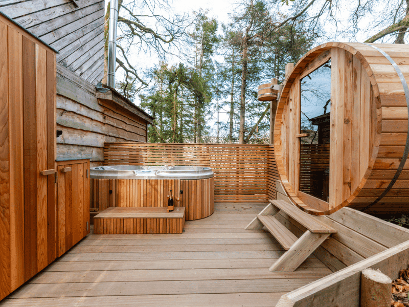 Ravendere Retreats: The Treehouse, Devon - sauna